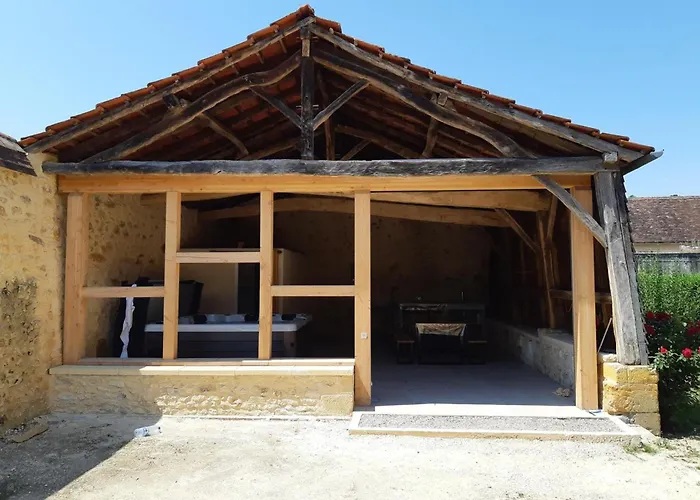 펜션 Charmante Maison Perigourdine Avec Jacuzzi, 2 Pres De Monpazier - Fr-1-616-180 Saint-Avit-Rivière